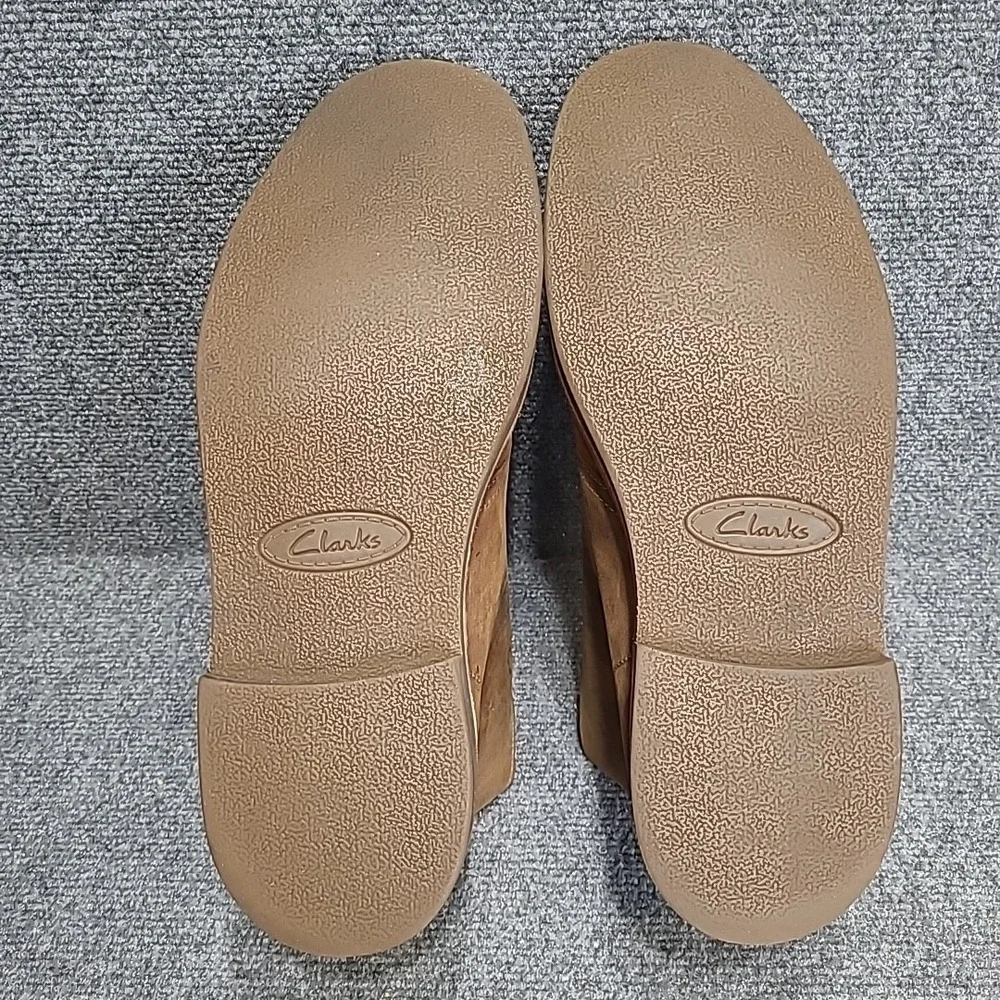 Clarks Brown Leather Desert Beeswax Chukka Ankle Boot Men's sz 13‎